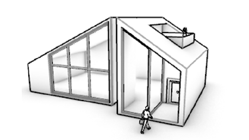 A simplified model of a house