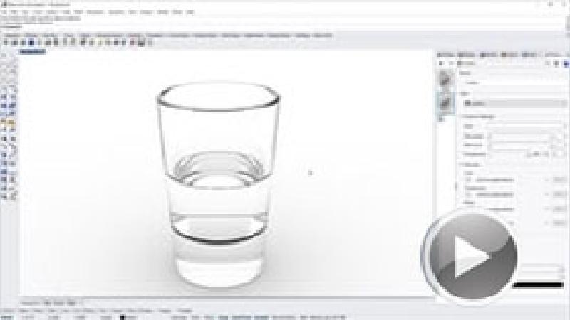 a glass half full in a GUI