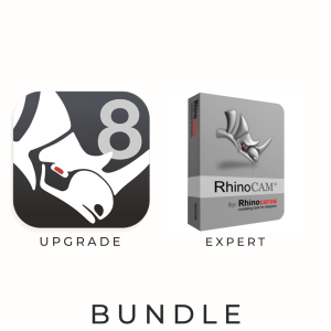 Rhino 8 Commercial Single User UPGRADE from ANY version+ RhinoCAM 2026 - Expert - 2 Perpetual Licenses Discount Bundle